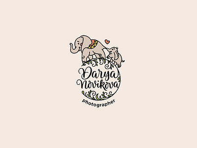 Daria Novikova animal brand branding cute fun identity logo logotype soft