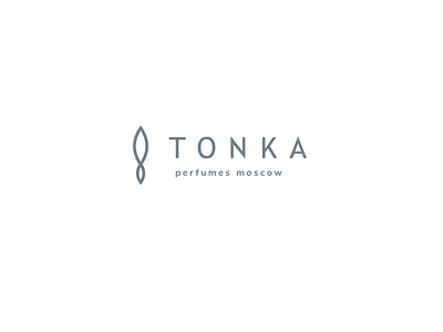 T O N K A brand branding elegant femen grey identity logo logotype perfume silver soft women