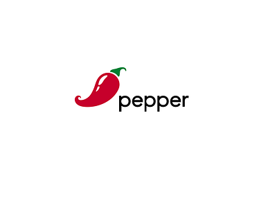 Pepper app apps black brand branding food illustrations logo logotype meal pepper snapchat