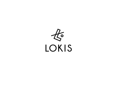 LOKIS accessories backpacks black brand branding identity logo logotype minimalist white