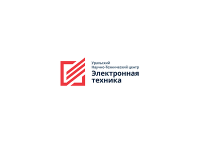 Ural Science and Research Centre "Electronic Technology" brand branding centre font identity logo logotype red research science sign technology