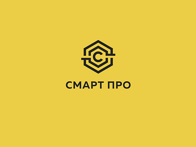 Smart Pro black brand brandidentity font identity logo logos logotype minimalist sign yellow
