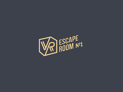 Escape room black brand brandidentity font gold identity logo logos logotype quest sign vr