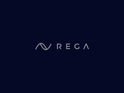 REGA black blockchain blue brand crypto font grey identity logo logos logotype white