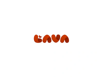 LAVA app brand identity branding dating logo. logo inspiration logotype red simple