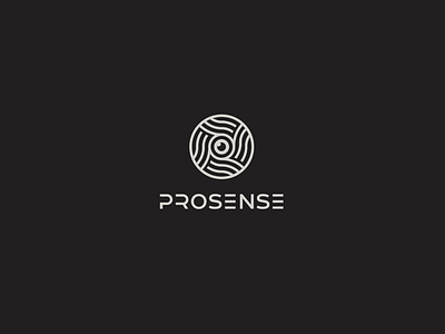 Prosense black brand details font identity logo logos sign silver vr white