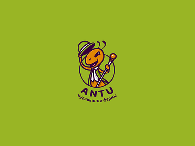 Antu ant brand branding design farm identity logo logotype style