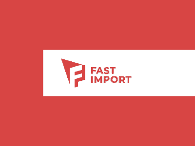 Fast Import brand brandidentity branding consulting design identity illustration logistics logo logomachine logotype transport transportation