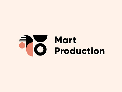 Mart Production brand branding identity knowledge logo logomachine logotype online schools pattern produce production company produser