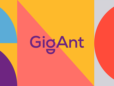 GigAnt brand brand identity branding freelance hiring identity job board logo logomachine logos logotype online portal part time work