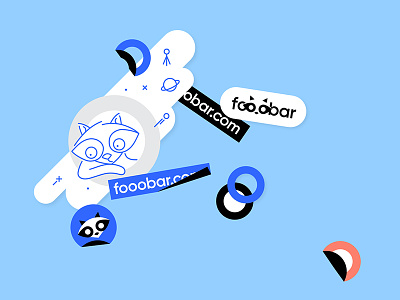 Fooobar brand brandidentity branding chat coding developing furry identity it logo logomachine logotype minimalistic programming technical