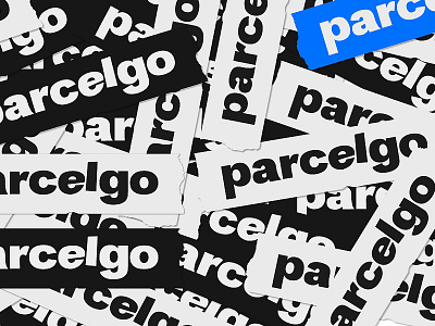 Parcelgo brand brand identity brandidentity branding clothes fashion functional design geek culture identity logo logomachine logotype post service shipments track tracking app white