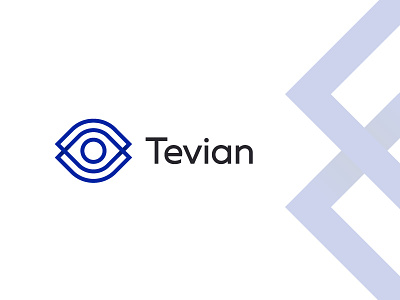 Tevian ai algorithm analytics artificial intelligence brand brandidentity branding eye identity logo logomachine logotype photo research retail video