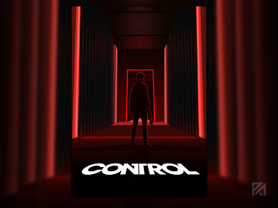 Control control controlgame fanart illustrator poster art poster design vector illustration vector poster video game art