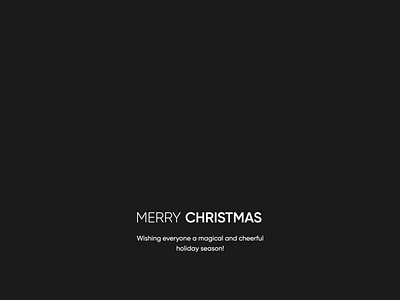 Merry Christmas! animation christmas christmas tree graphic design illustration merry christmas motion graphics visual design xmas