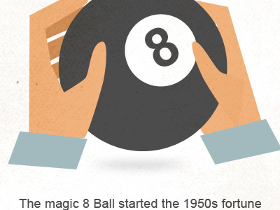 Magic 8 Ball hand magic ball