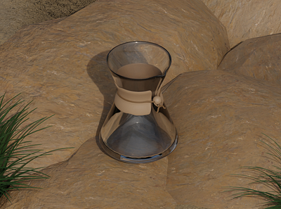 Chemex 3d blender blender3d coffee design