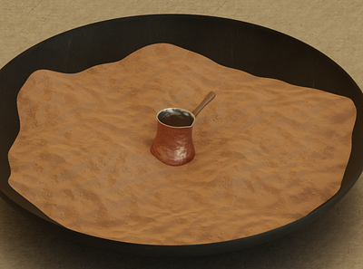 Turkish Coffee 3d blender blender3d coffee design