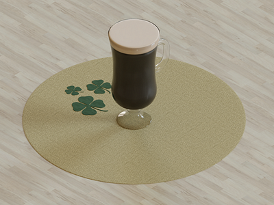Irish Coffee 3d blender blender3d coffee design