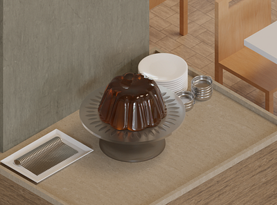 Coffee Jelly 3d blender blender3d coffee design