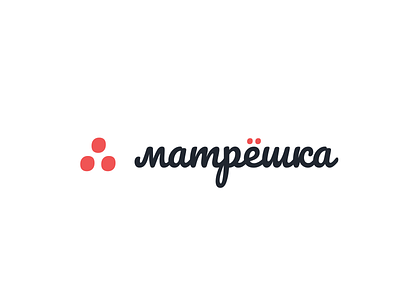 Матрёшка agency branding design icon illustration logo logotype simple typography vector