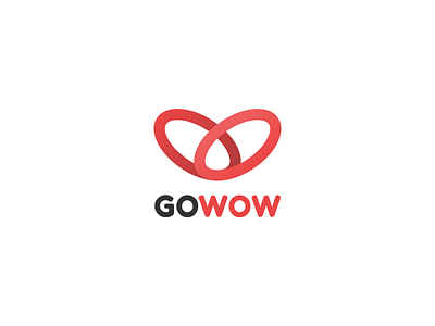 Gowow agency black branding design illustration logo logos logotype present service service app simple web