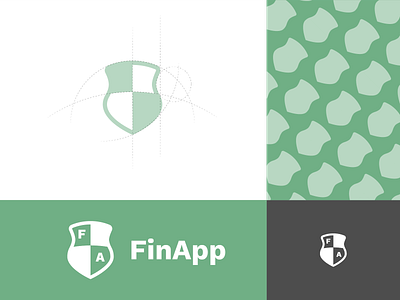 FinApp agency app branding design illustration logo logotype mobile money simple vector деньги приложение