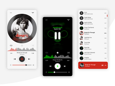 Simple UI of Music Player App