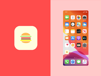 DailyUI 005 - App Icon app icon app icon design dailyui dailyui005 dailyuichallenge fastfood icon foodicon hamburger icon ui