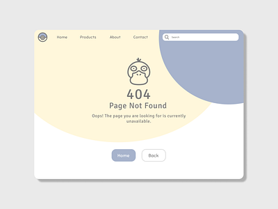 Daily UI 008 - 404 Page