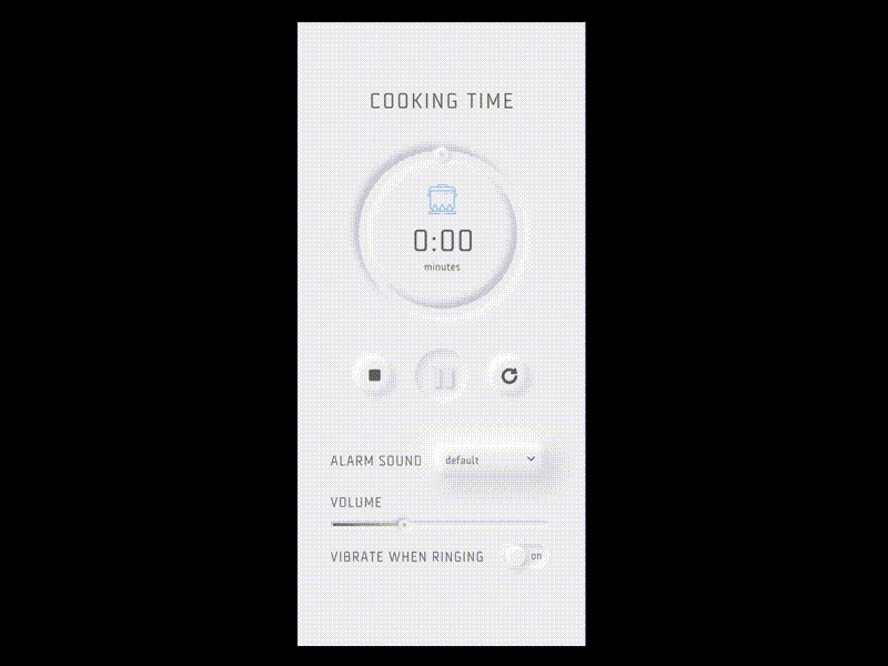 Daily UI 016 Popup/Overlay alarm daily 100 challenge dailyui dailyui 016 dailyuichallenge minimal neumorphism overlay popup simple skeumorphism ui uidesign