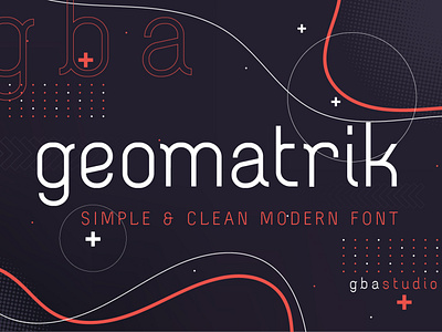 Geomatrik body font book clean font contamporary font design font futuristic modern modern font sans sans serif simple ui ux