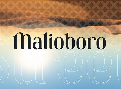 Malioboro Street branding clean font display malioboro modern font serif serif font