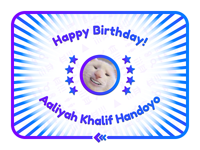 Happy Birthday Aaliyah design illustration vector