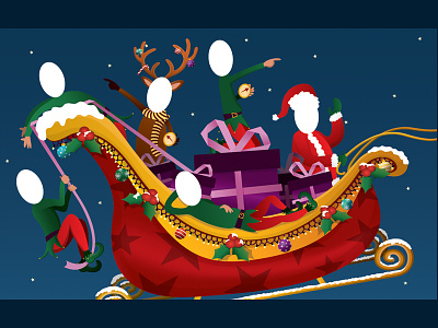 C&A Europe - 'Christmas Is Better Together' ca card christmas e card europe reindeer santa sleigh snow