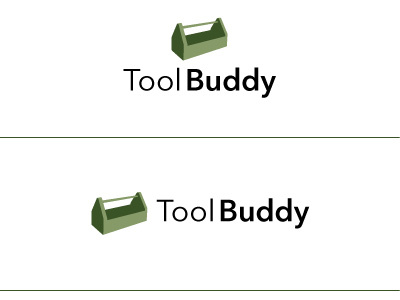 Tool Buddy logo variations app brand mark branding design logo typography ui vector