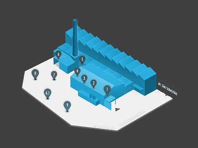 Factory - Fabrica de Cultura building danielamata illustration map web zero zeugma