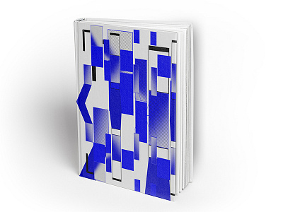 book cover blue cover danielamata graphic design notebook pattern