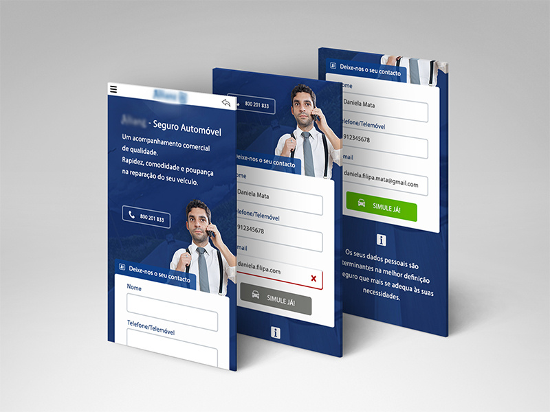 insurance company by Daniela Mata on Dribbble