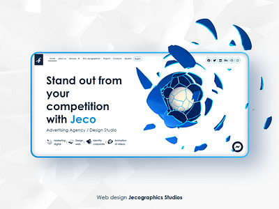 web jeco dribbble