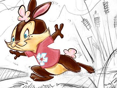 Character Dev WIP animal bunny illustration kidlit laboroflove rabbit sketch