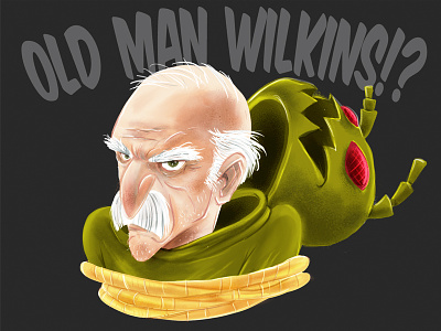 Old Man Wilkins?! character design character development childrens book illustration texture vector