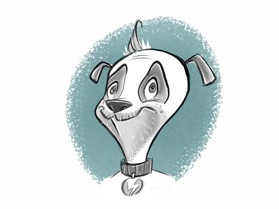 Dog Selfie animal dog illustration illustrator selfie