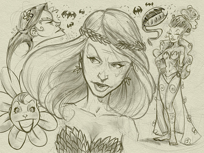 Poison Ivy Sketches