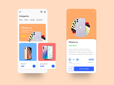 Phone Store UI Design