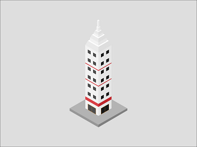 skyscraper 3d art 3d ilustration design dkng studios illustration illustrator isometric isometric art isometric design isometric illustration isometry skillshare