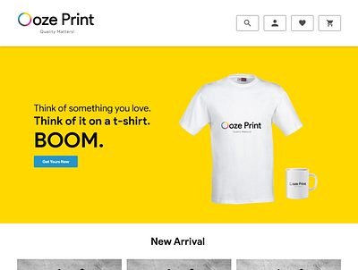 Oozeprint website design ecommerce ecommerce design minimal online shop ui ux web web page design website