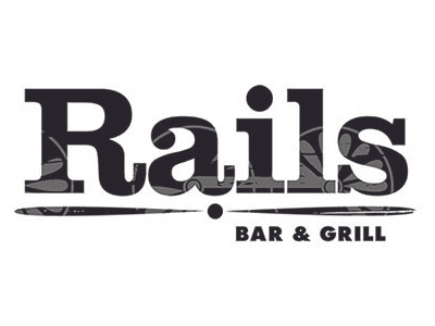 Rails Bar and Grill Logo logo design
