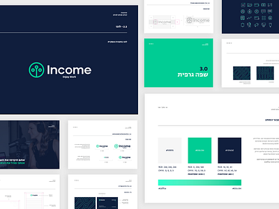 Income Digital Bank Brand Style Guide brand design brand identity brand style guide brandbook branding style guide styleguide