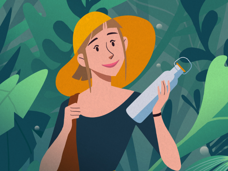 Sustainable Living illustration film sustainability business animation